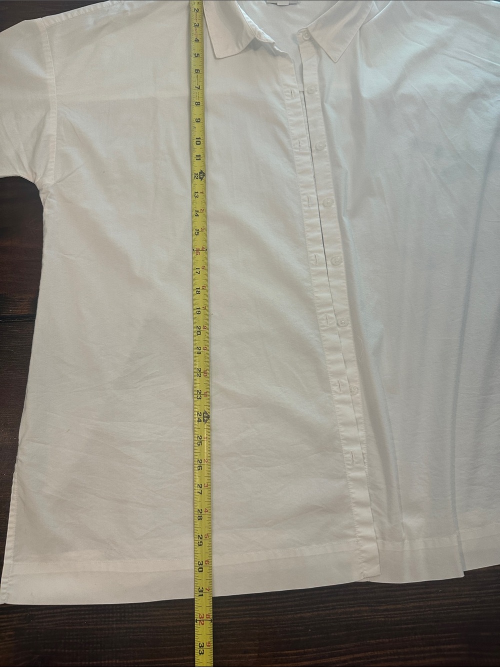 J. Jill White Shirt Collection Button-Front rolled cuffs oversized XL shirt - Picture 7 of 12
